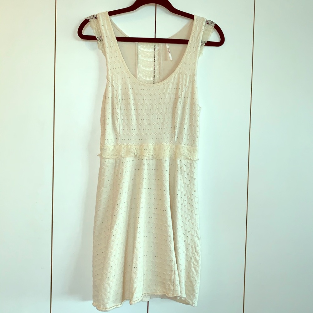 Free people Lace Inset Dress
